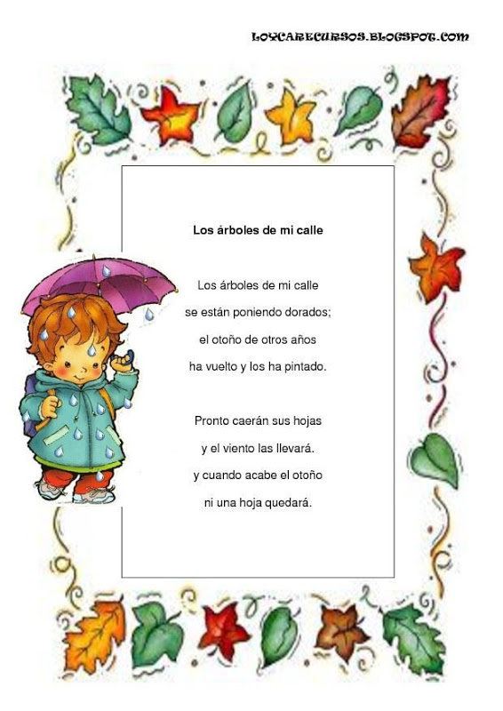 poemas para niños de primaria